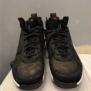 Men's Nike Air Jordan XXXVII Sneakers in "Black Hot Punch"